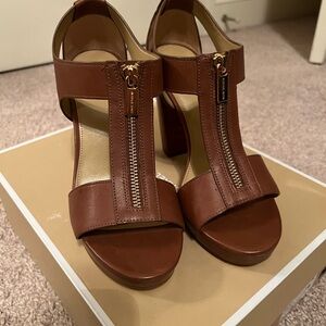 Brown Leather Women's Sandals